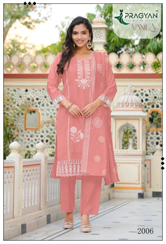 Pragyan vanila 2 wholesale material for kurtis